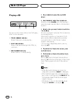 Preview for 14 page of Pioneer KEH-P4020 - Radio / Cassette Player Operation Manual