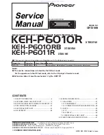 Pioneer KEH-P6010R/X1M/EW Service Manual preview