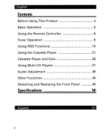 Preview for 2 page of Pioneer KEH-P7400R Operation Manual