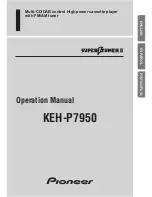 Pioneer KEH-P7950 ES Operation Manual preview