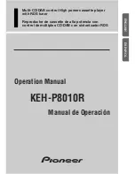 Pioneer KEH-P8010R Operation Manual предпросмотр