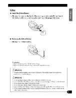 Предварительный просмотр 13 страницы Pioneer KEH-P8800R Operation Manual