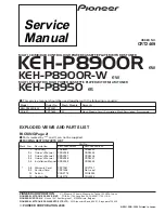 Pioneer KEH-P8900R Service Manual preview