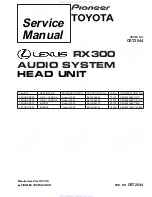 Pioneer KEX-M8006ZT-91/UC Service Manual preview