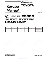 Preview for 1 page of Pioneer KEX-M8196ZT-91/UC Service Manual