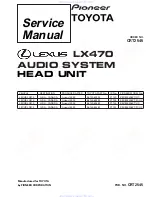 Pioneer KEX-M8206ZT Service Manual preview