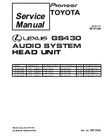 Pioneer KEX-M8406ZT-91/UC Service Manual preview