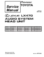 Pioneer KEX-M8806ZT-91/EW Service Manual preview