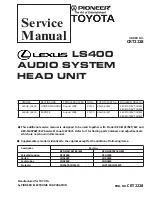 Pioneer KEX-M9076ZT-02 Service Manual preview