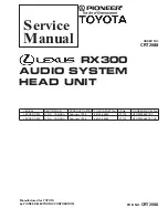 Preview for 1 page of Pioneer KEX-M9086ZT-91/UC Service Manual