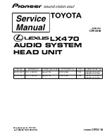 Pioneer KEX-M9537ZT-02/UC Service Manual preview