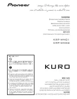 Pioneer KRP-WM01 Owner'S Manual preview