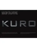 Preview for 6 page of Pioneer KURO PDP-428XD Brochure & Specs