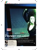 Pioneer KURO PDP-428XD Review Manual preview