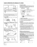 Предварительный просмотр 12 страницы Pioneer LaserDisc CLD-D604 Operating Instructions Manual