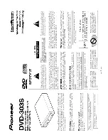 Pioneer LaserMemory DVD-303S Operating Instructions Manual preview