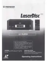 Pioneer LD-S2 Operating Instructions Manual предпросмотр