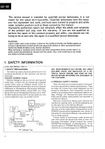 Предварительный просмотр 2 страницы Pioneer LD-S2 Service Manual