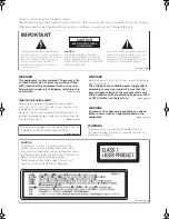 Предварительный просмотр 2 страницы Pioneer LX01 Operating Instructions Manual