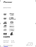 Pioneer LX03 Operating Instructions Manual preview