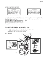 Preview for 3 page of Pioneer M-F10 Service Manual