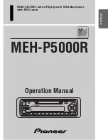 Preview for 1 page of Pioneer MEH-P5000R Operation Manual