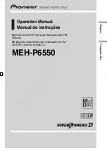 Pioneer MEH-P6550 Operation Manual предпросмотр