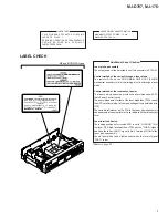 Preview for 3 page of Pioneer MJ-17D Service Manual