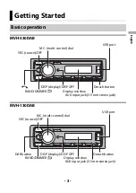 Preview for 3 page of Pioneer MVH-130DAB Operation Manual