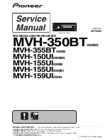 Pioneer MVH-150UI Service Manual preview