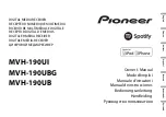 Preview for 1 page of Pioneer MVH-190UB Owner'S Manual