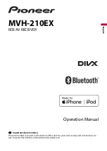 Pioneer MVH-210EX Operation Manual preview