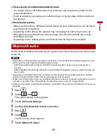 Preview for 26 page of Pioneer MVH-2300NEX Operation Manual