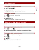 Preview for 33 page of Pioneer MVH-2300NEX Operation Manual