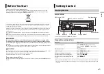 Preview for 3 page of Pioneer MVH-270DAB Operation Manual