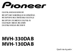 Предварительный просмотр 1 страницы Pioneer MVH-330DAB Quick Start Manual