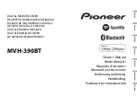 Preview for 1 page of Pioneer MVH-390BT Owner'S Manual