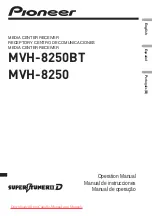 Preview for 1 page of Pioneer MVH-8250 Operation Manual