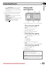 Preview for 17 page of Pioneer MVH-8250 Operation Manual