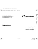 Pioneer MVH-85UB Owner'S Manual preview