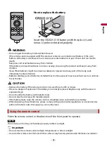 Предварительный просмотр 9 страницы Pioneer MVH-A219BT Operation Manual