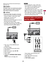 Предварительный просмотр 43 страницы Pioneer MVH-A219BT Operation Manual