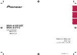 Pioneer MVH-AV175 Owner'S Manual preview