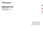 Preview for 1 page of Pioneer MVH-AV251BT Installation Manual