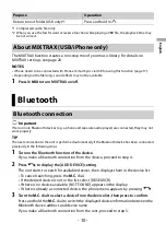 Preview for 10 page of Pioneer MVH-MS310BT Operation Manual