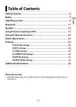 Preview for 2 page of Pioneer MVH-MS510BT Operation Manual