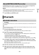 Preview for 11 page of Pioneer MVH-MS510BT Operation Manual