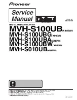 Preview for 1 page of Pioneer MVH-S010UB/XINEW5 Service Manual