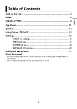 Preview for 2 page of Pioneer MVH-S110UB Operation Manual