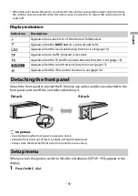 Preview for 4 page of Pioneer MVH-S110UB Operation Manual